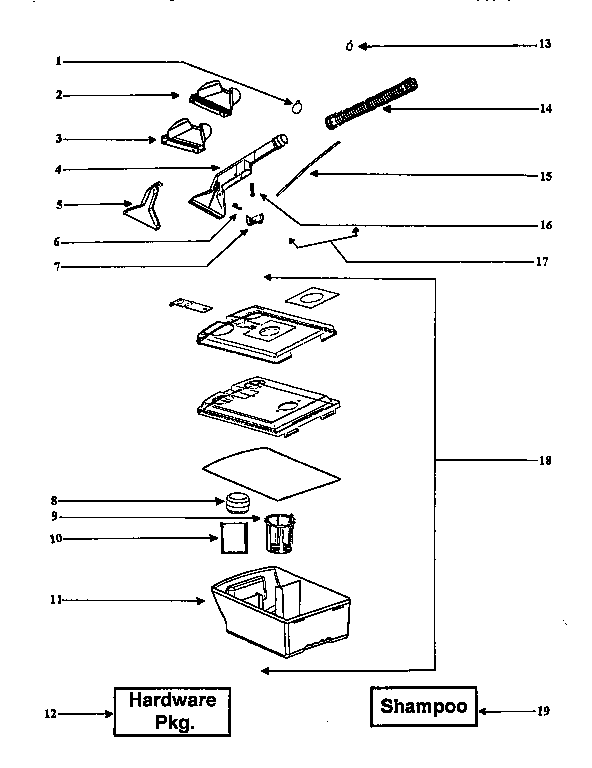 RECOVERY TANK ASSEMBLY