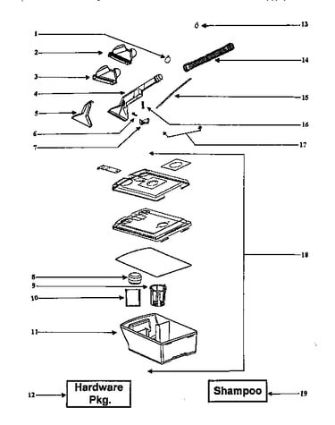 Recovery tank assembly