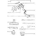 Eureka 6877A attachment parts diagram