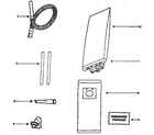 Eureka 7625BT bag housing diagram