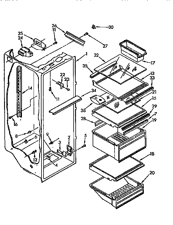 Refrigerator liner