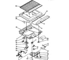 Kenmore 1069608212 compartment separator and control diagram