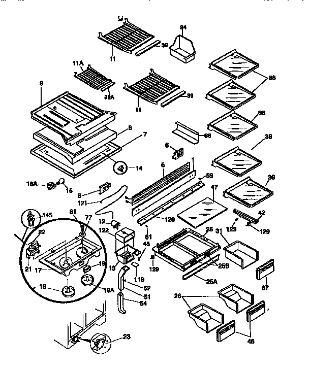 SHELVES