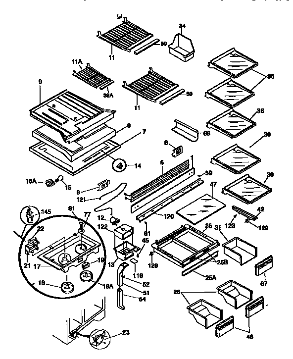 SHELVES