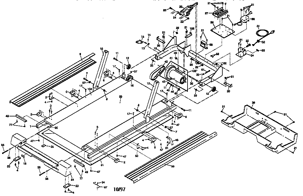 WALKING BELT ASSEMBLY