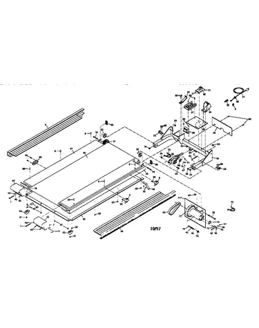 Walking board assembly