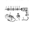 Craftsman 973274960 3/8 inch cordless drill-driver diagram