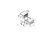 Craftsman 706650252 5 drawer professional roll-way diagram