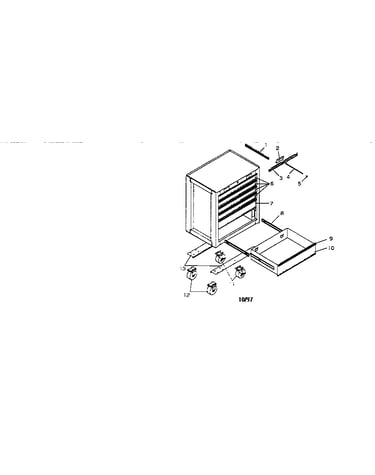 6 drawer professional  roll-way