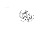 Craftsman 706650522 3 drawer professional roll-away diagram
