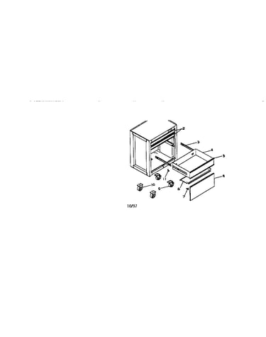 3 drawer professional roll-away