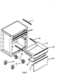 3 drawer professional roll-away