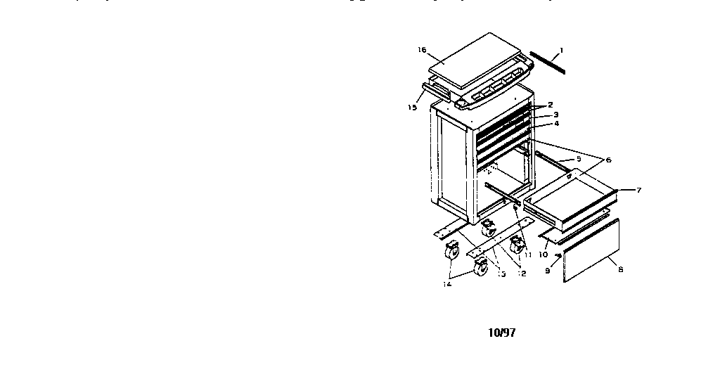 6 drawer professional project