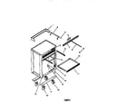 Craftsman 706653171 3 drawer industrial cart diagram