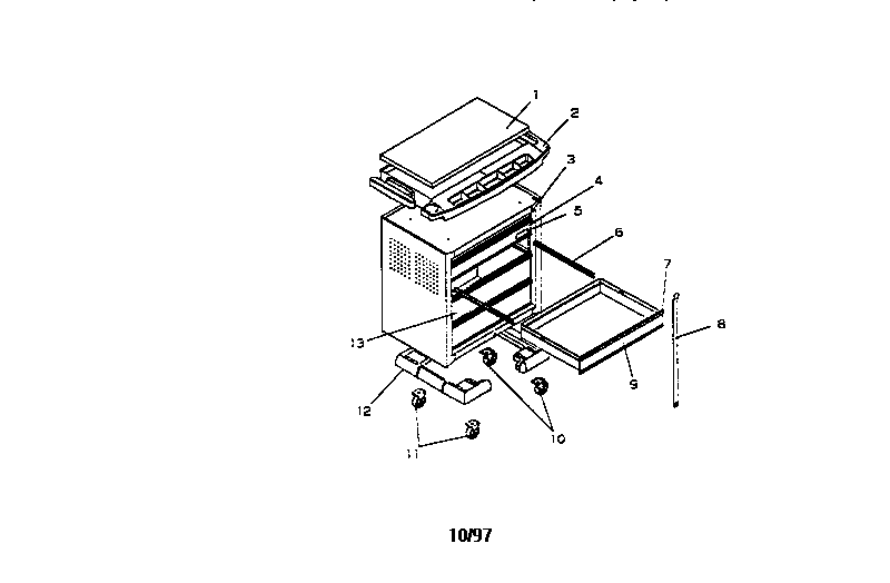 5 drawer project center