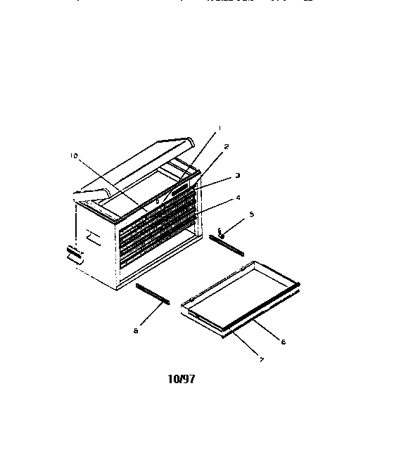 8 DRAWER PROFESSIONAL CHEST