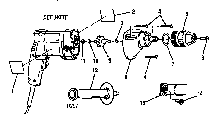 1/2" PROFESSIONAL ELECTRIC DRILL