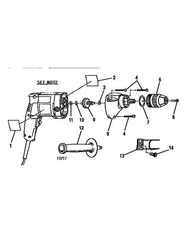 1/2" professional electric drill