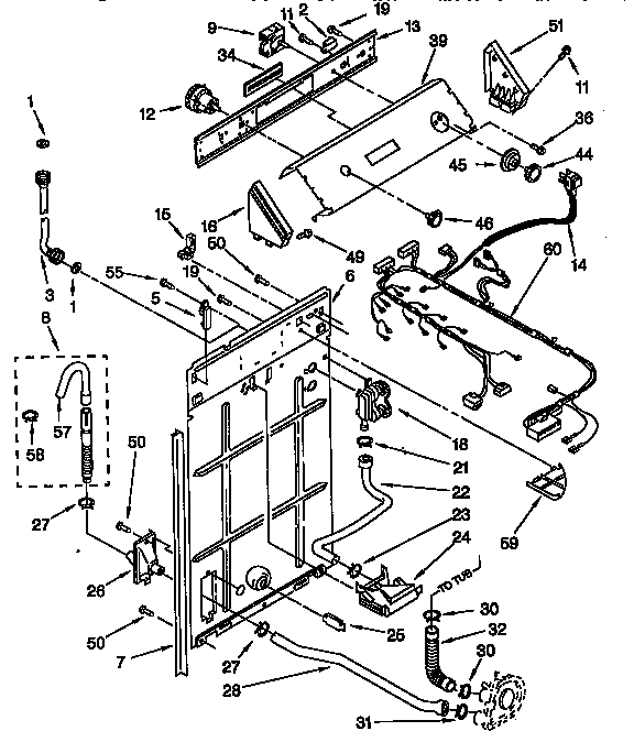 CONTROLS AND REAR PANEL