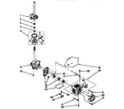 Whirlpool LSL9244EZ0 motor and pump diagram