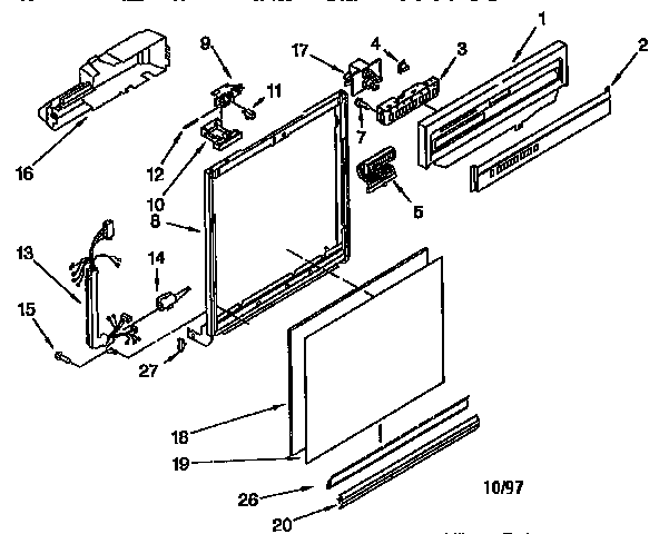Frame and console