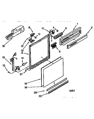 Frame and console
