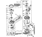 Whirlpool DU927QWDQ0 pump and motor diagram