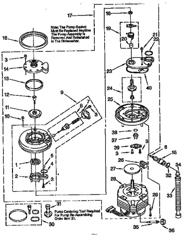 Pump and motor