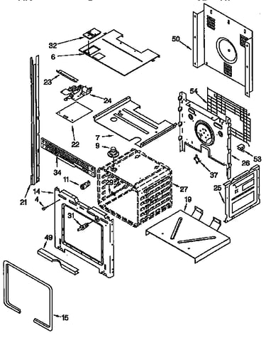 Upper oven