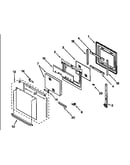 Upper oven door