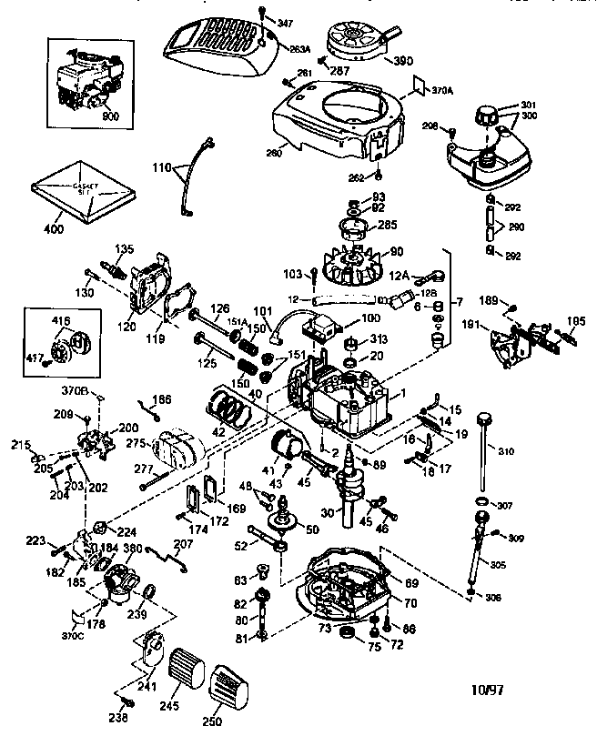 ENGINE LEV115-360008A/143.976258