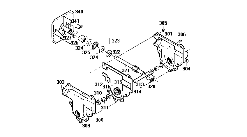 Gear case assembly