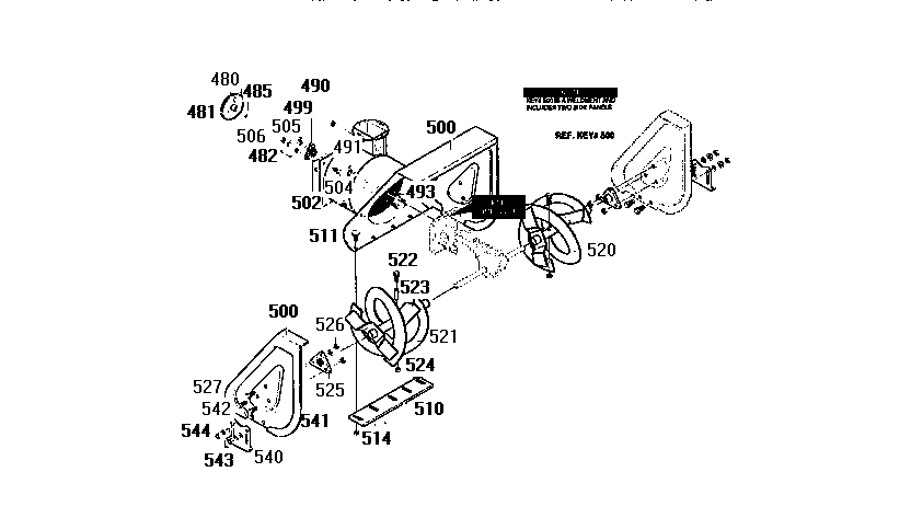 Auger housing assembly