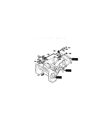 Chute control rod assembly