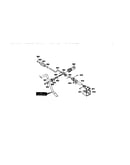 Chute control rod assembly