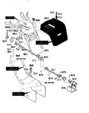 Chute control rod assembly