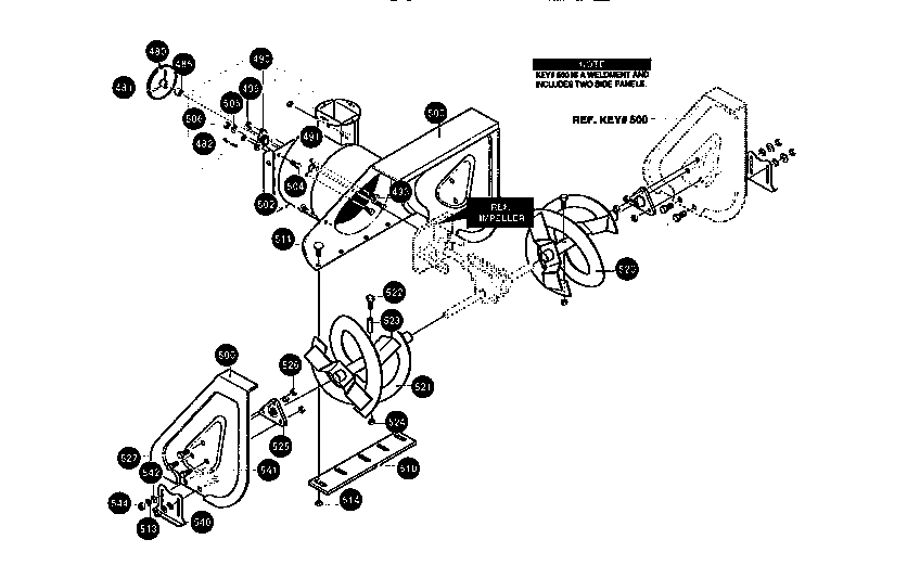 Auger housing