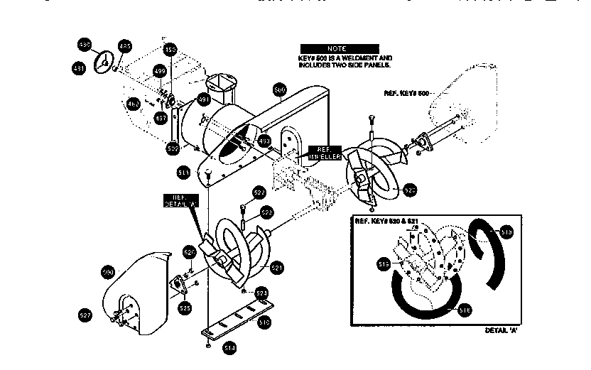 Auger housing