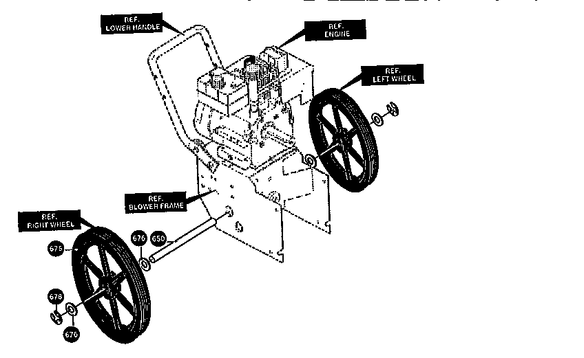 Wheels assembly