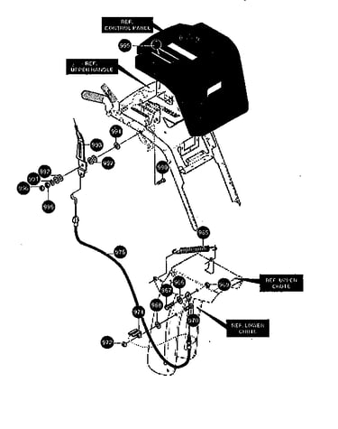 Remote chute assembly