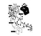 Craftsman 536888600 chute control rod assembly diagram