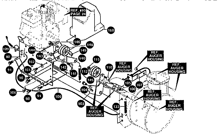 Frame components assembly
