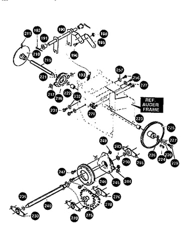 Drive components assembly