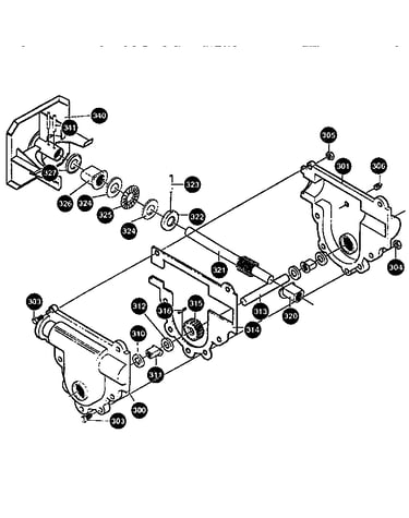 Gear case assembly