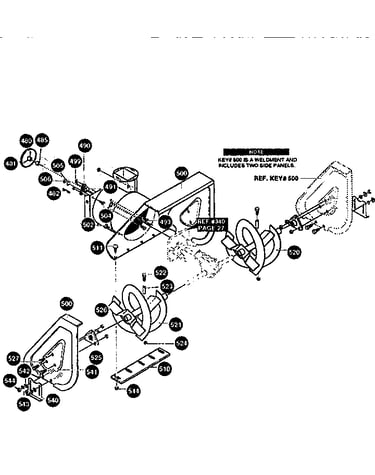 Auger housing assembly
