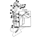Craftsman 536886180-1990 chute assembly diagram