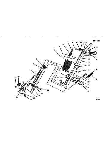 Handle assembly left side
