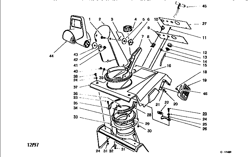 Upper shroud assembly