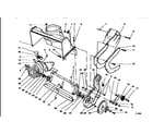 Lawn-Boy 320 (28222-8900001 & UP) rotor housing assembly diagram