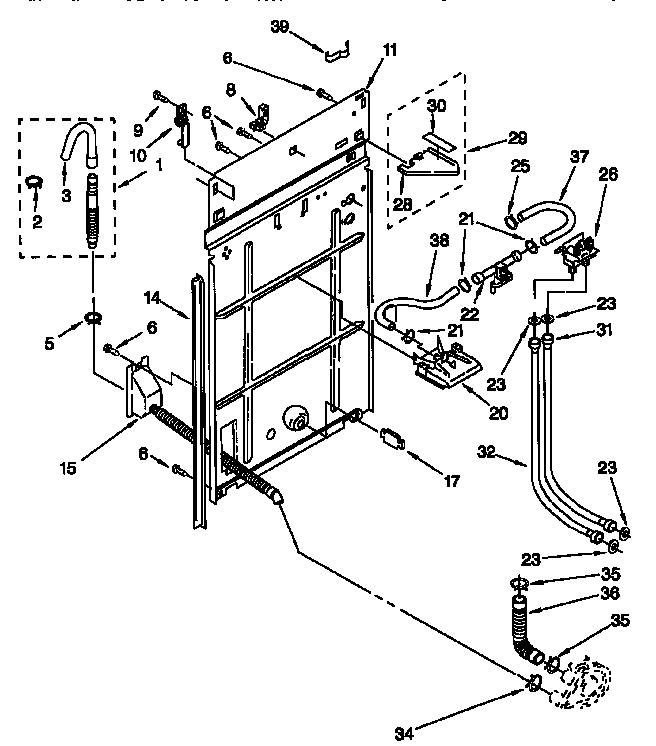 Rear panel